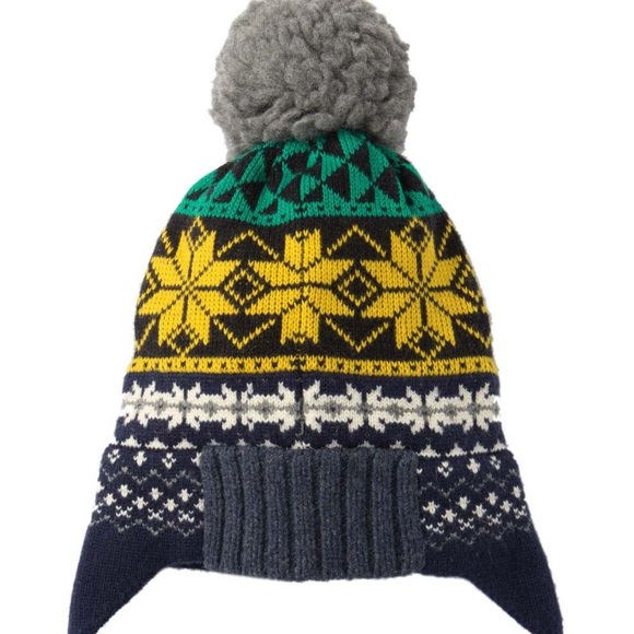 ❤️$295 Burberry Fair Isle Wool Blend Beanie NWT - Picture 3 of 6